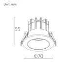 SAW 60 Down Light Fixed / Recessed - Kuva 2