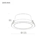 RHO 120 Down Light Fixed / Recessed - Afbeelding 2