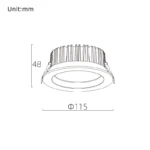 MITO 100 Down Light Fixed / Recessed - Kuva 5