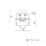 MR16 75 Down Light Fixed / Trim - Afbeelding 2