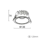 CLAY 120 Down Light - Imagem 2