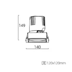 GOURD 120 Down Light - Afbeelding 2