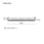 NEBULA 15 Adjustable Linear Grid Light - immagine 2