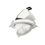 25W LED downlight Trunk 100 Alanod reflektor justerbar 25W infälld LED spotlight premium strålstyrning