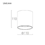 HELLAS 110R Round Surface Down Light - Image 3