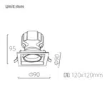 Reta 120 Spot Light Single / Adjustable – Image 2