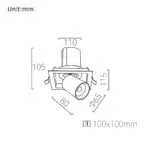 Tenso 100 Square / In & Out / Spotlight – Image 2